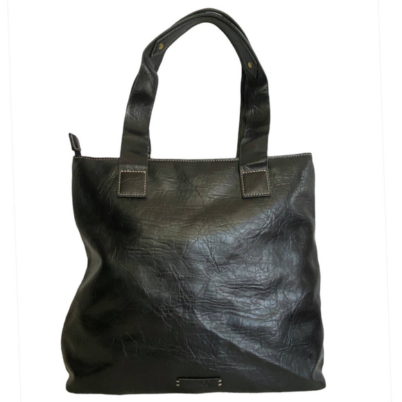 Black Shoulder Tote Bag - Picture 5 of 11